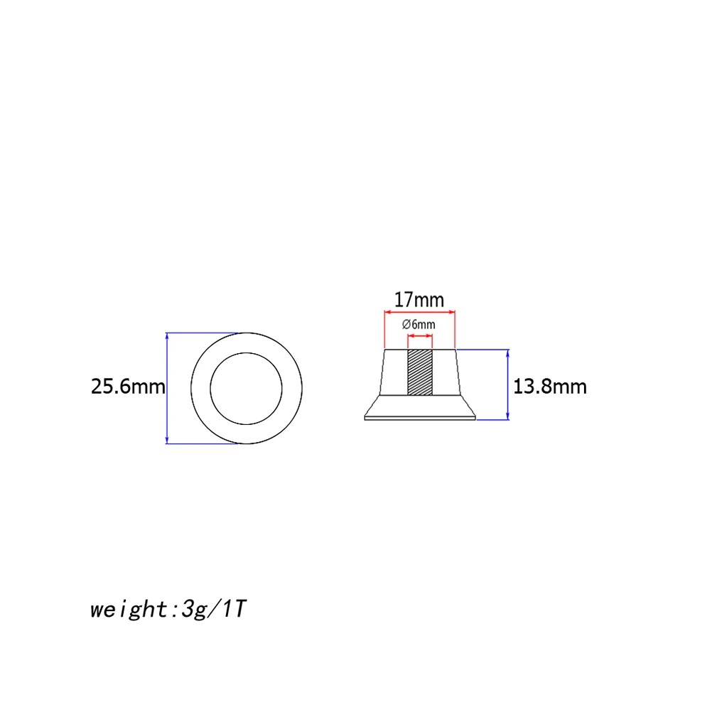 1 Pc Volume Control Knob Prime Plastic Professional Guitar Parts for Musical Instrument Bass | Спорт и развлечения