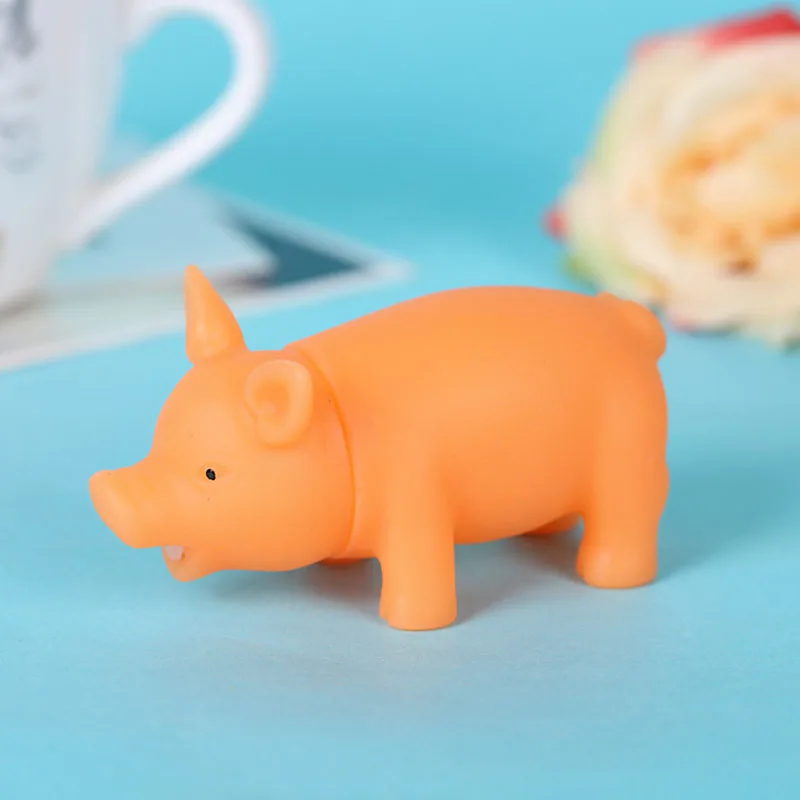 Канцелярский слайм сжимаемая Милая свинка веселая игрушка силиконовая кавайная