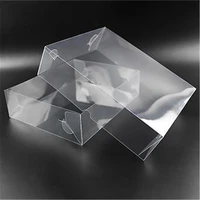 square transparent pvc box packing wedding christmas favor chocolate candy heaven and earth cover plastic boxcase clear