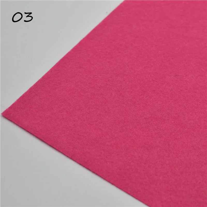 Felt 03 1 шт., ручная работа, фетровые цветы, ручная работа, для кукол, для валяния, шерсть 30/15 см, 60 цветов - Цвет: Felt 03