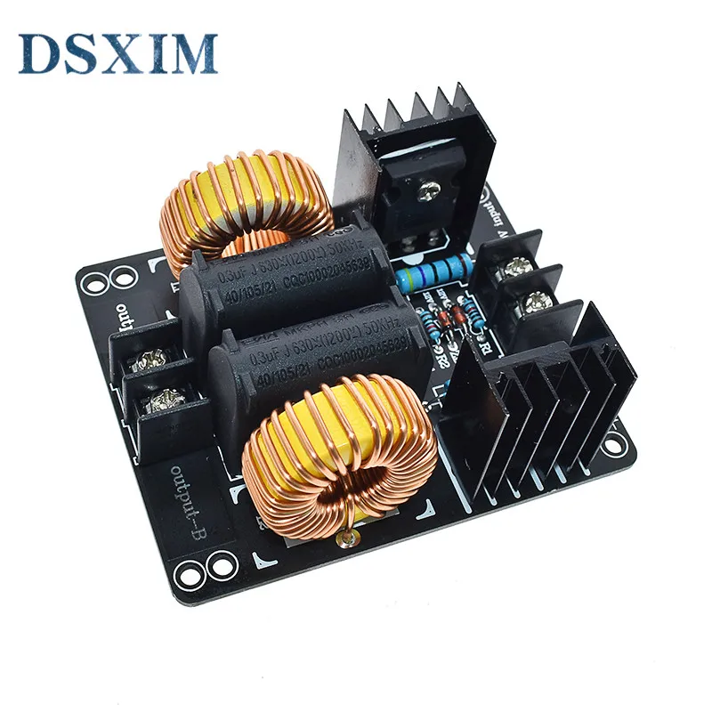 1000W 20A ZVS низкое Напряжение катушка индукционного нагрева модуль Flyback драйвер
