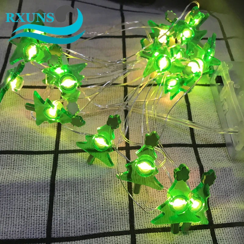 

2M 20LED Snowflakes Snowman LED String Fairy Lights Garland Christmas Decorations for Home Battery Powered Holiday Lighting