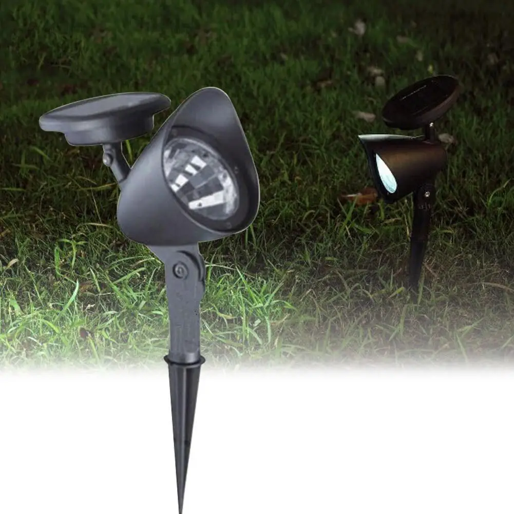 2 шт. Солнечная энергия пятно света Открытый сад пейзаж Водонепроницаемый путь