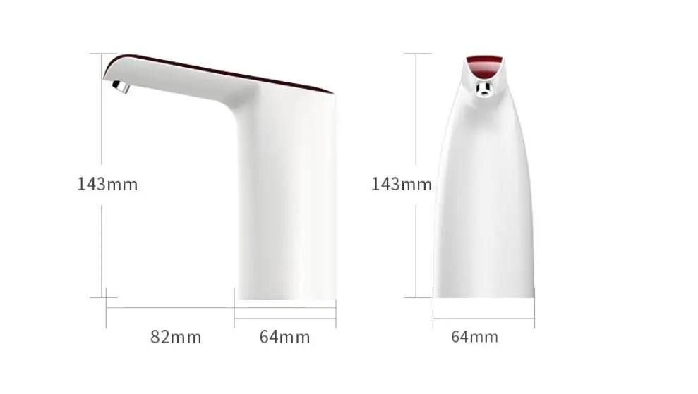 Насос для бутилированной воды автоматический USB-переключатель перезаряжаемый