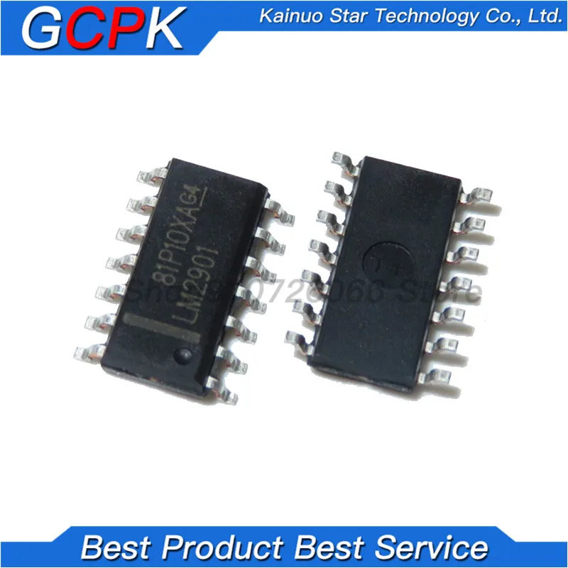 10 шт. LM2901 LM2901DR LM2901DT SOP14 четырехдиапазонный Компаратор напряжения