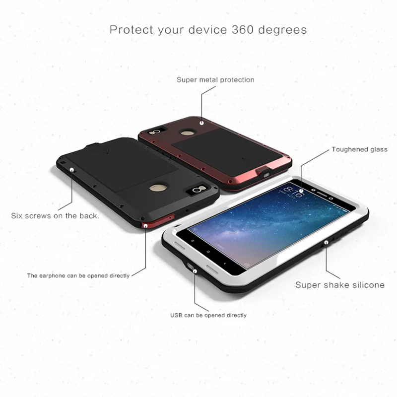 Чехол для Xiaomi Mi 10 Pro Max3 Mi9 металлический алюминиевый силиконовый ударопрочный