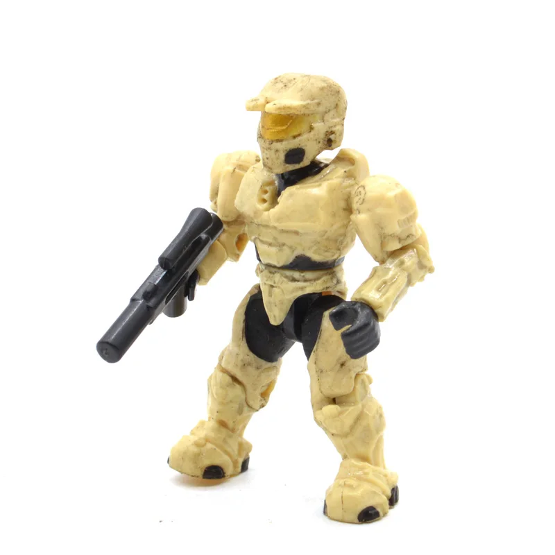 1 Piece MB90 Одиночная Halo Wars Warriors Монстры люди Спартанские игры ковенанты пушки солдаты строительные блоки кирпичи игрушки для детей - Цвет: 1 Piece MB90