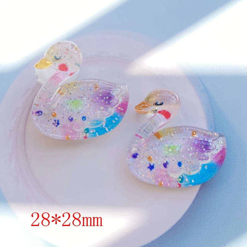 10Pcs Cute Resin Mixed Cartoon Rainbow Candy Series FlatBack Cabochons Scrapbooking DIY Jewelry Craft Decoration Accessories H10