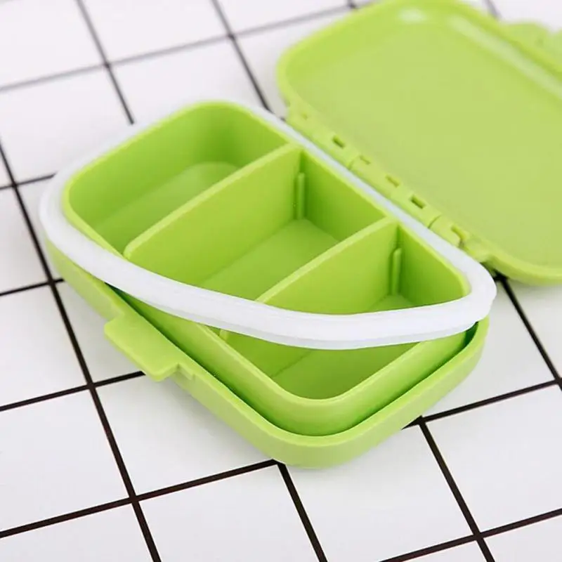 Ежедневный чехол для таблеток кармана или кошелька переносной футляр и