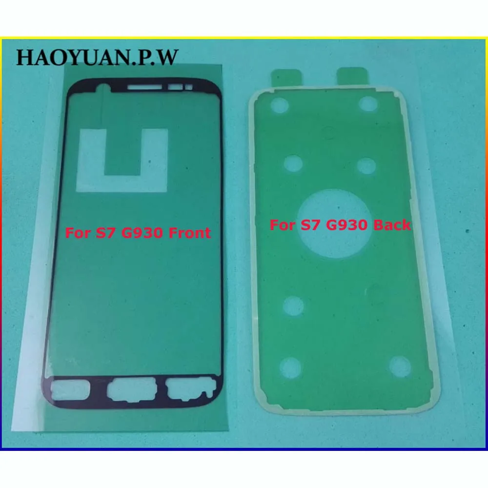 Оригинальная наклейка на переднюю рамку/задняя клейкая лента для Samsung Galaxy S6 S6Edge S7
