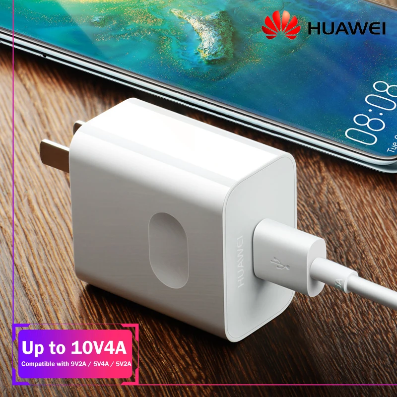Huawei Оригинальное быстрое зарядное устройство mate 20 Pro P20 mate 9 10 Supercharge Быстрый дорожный настенный адаптер 4.5v5a/5v4. 5a type-c 3,0 Usb кабель