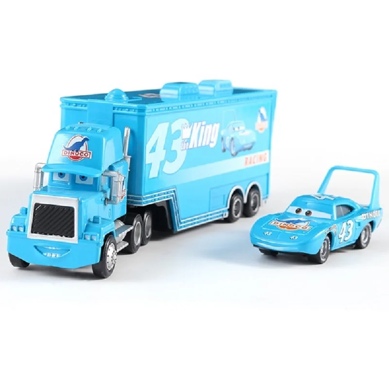 Disney Pixar Cars 3 DINOCO Lightning McQueen Jackson Storm Ramirez Mack Uncle Truck Metal Diecasts Toy Vehicles Kids Car Gift images - 6