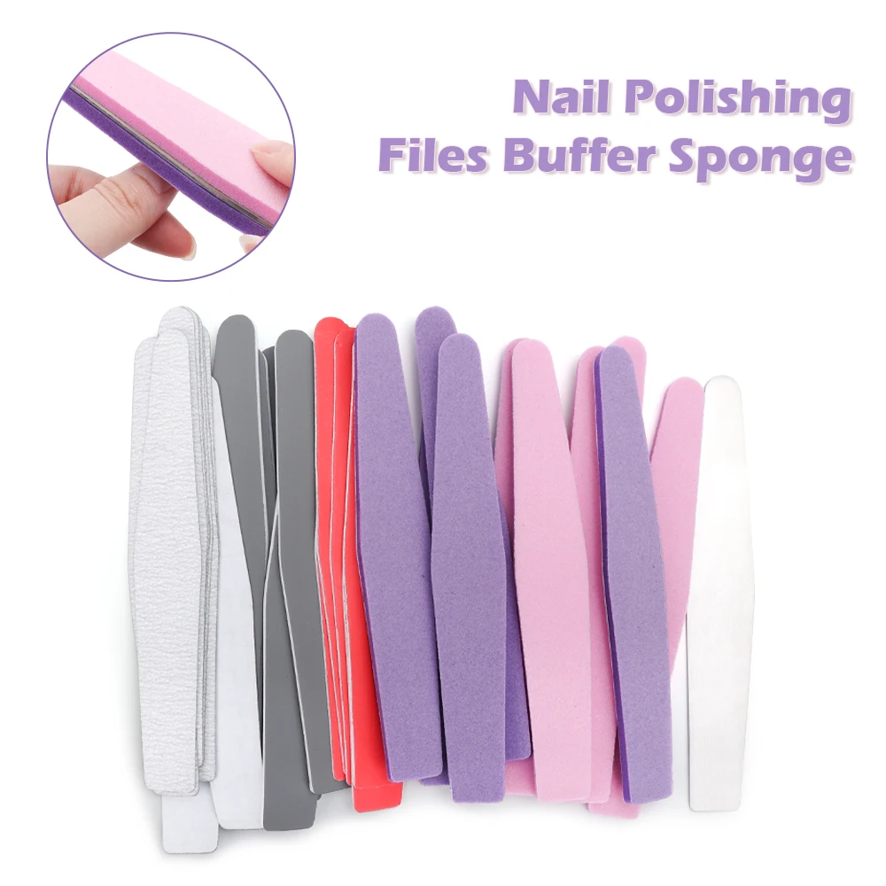 

1/5pc Professional Double Sided Nail Files Tool Brush Printing Gel Polishing Nail Art Beauty Tool Sanding Polish Nail Care Tools