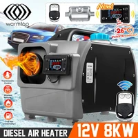 warmtoo mini all in one car heater 12v 8kw voice broadcast air diesel parking heater lcd monitor for car bus rv trucks suv