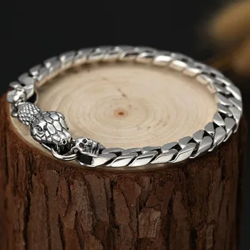 New S925 Sterling Silver Men's Bracelet Personalized 3