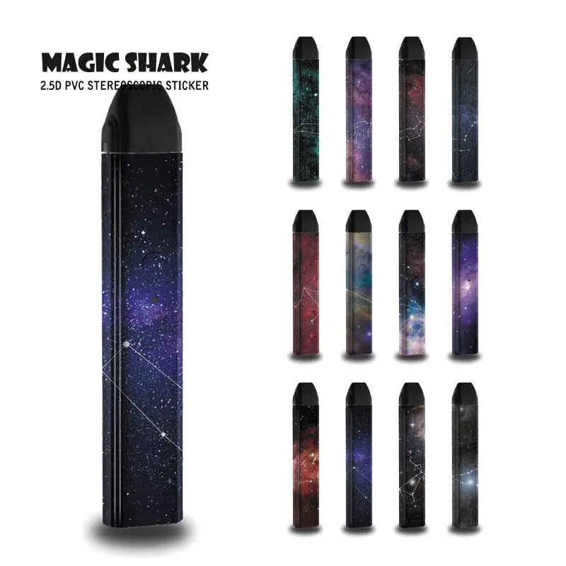 Чехол наклейка Magic Shark 2.5D с изображением Созвездие рыб звезды неба|Наклейки для