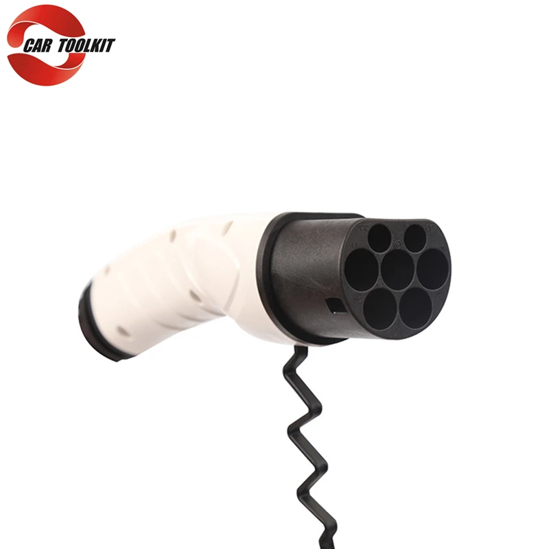 32A EV Charger Cable Type 1 to 2 IEC 62196 Convertor SAE J1772 Adapter EVSE Electric Vehicle Car Charging Station 110V-250V | Автомобили и