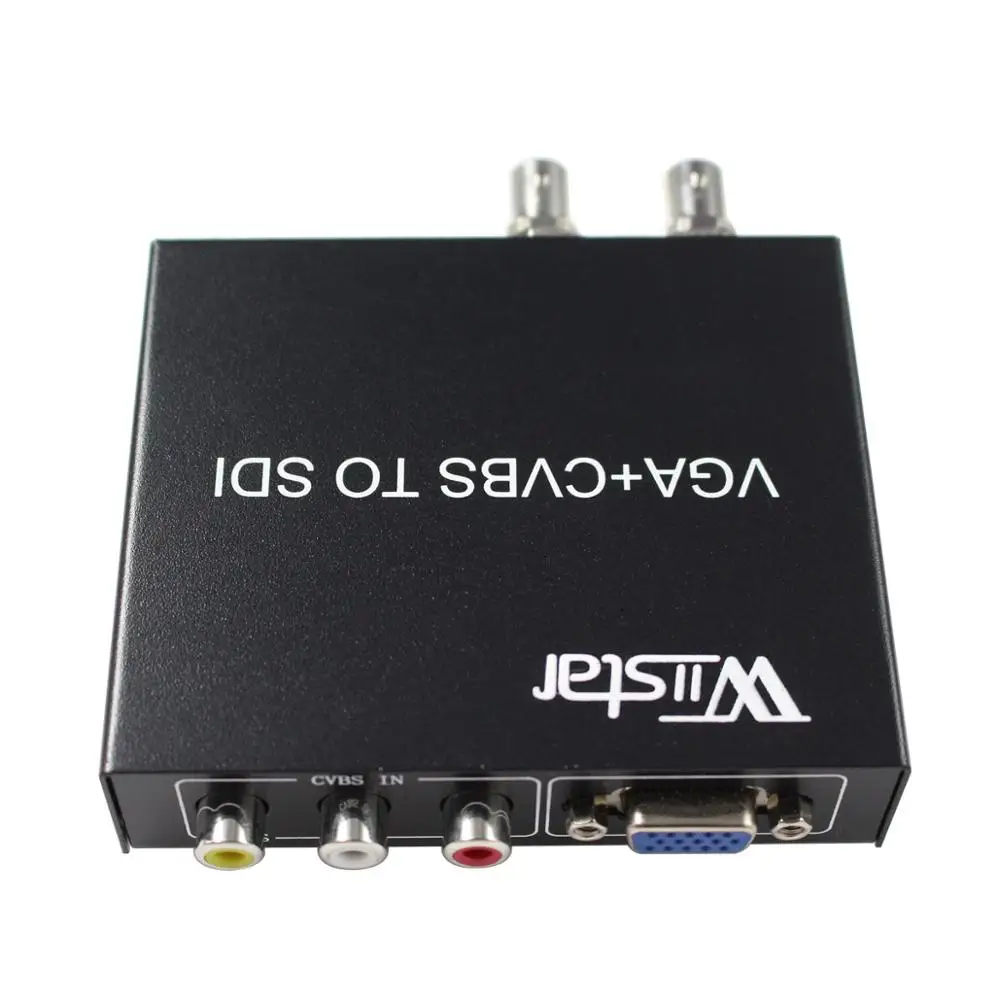Wiistar VGA CVBS в SDI SD-SDI HD-SDI AV Audio 3G-SDI видео аудио конвертер адаптер 1080p для монитора HDTV |