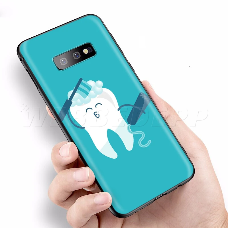Webbedepp докторский стоматологический зуб чехол для Samsung Galaxy A2 J4 J6 J7 Duo J8 Core Prime 2018 A20E