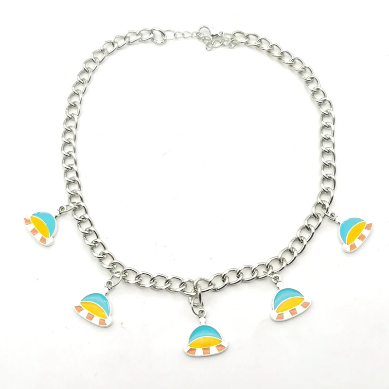 Новинка Ретро стиль Harajuku готика панк металл НЛО форма инопланетянина подвеска