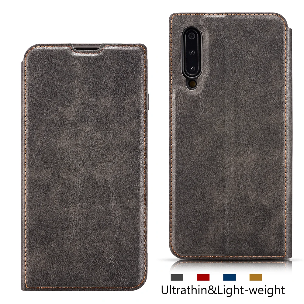 Простой Ультратонкий кожаный чехол для Xiaomi Mi9 9T Pro RedMi K20 Note 7 6 6A легкий Чехол