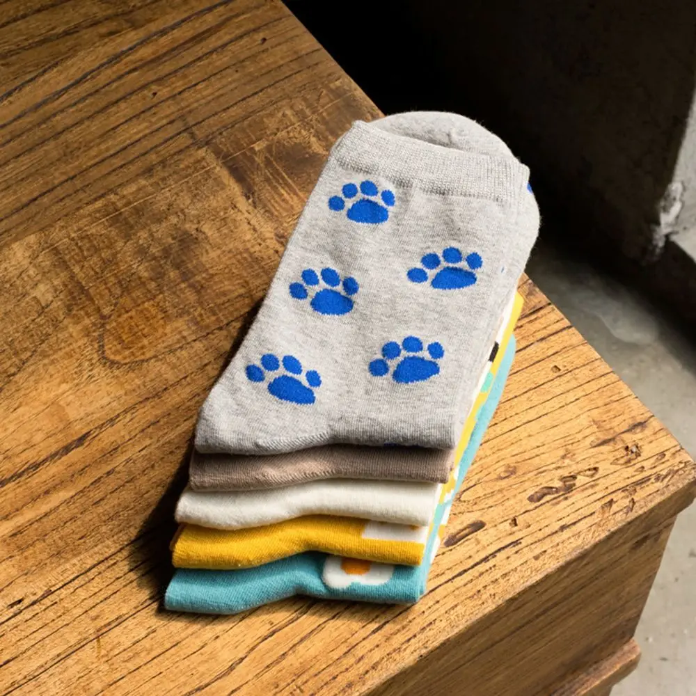 1 пара осень зима женские хлопковые носки арт Забавный чужой планеты Творческий