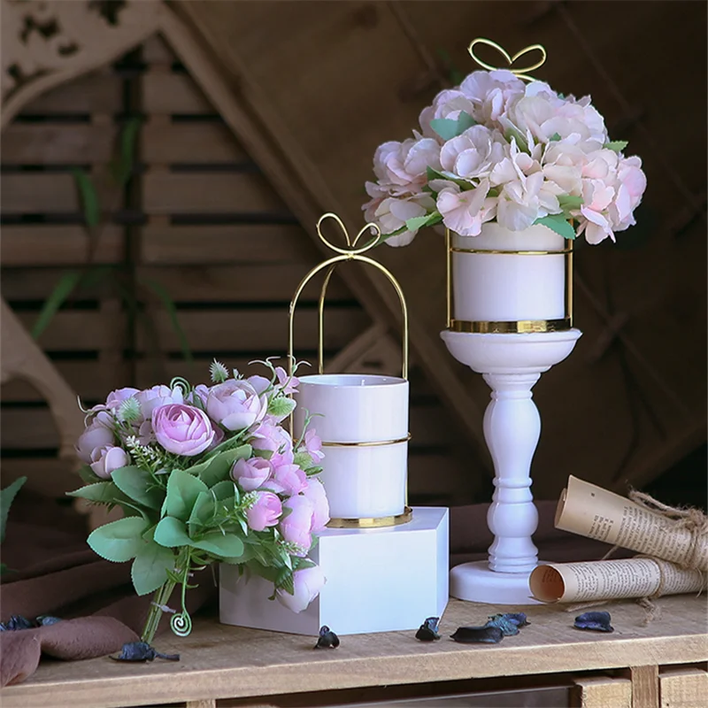 Высокое качество небольшой свежий дом гостиная поддельные цветы имитация букет