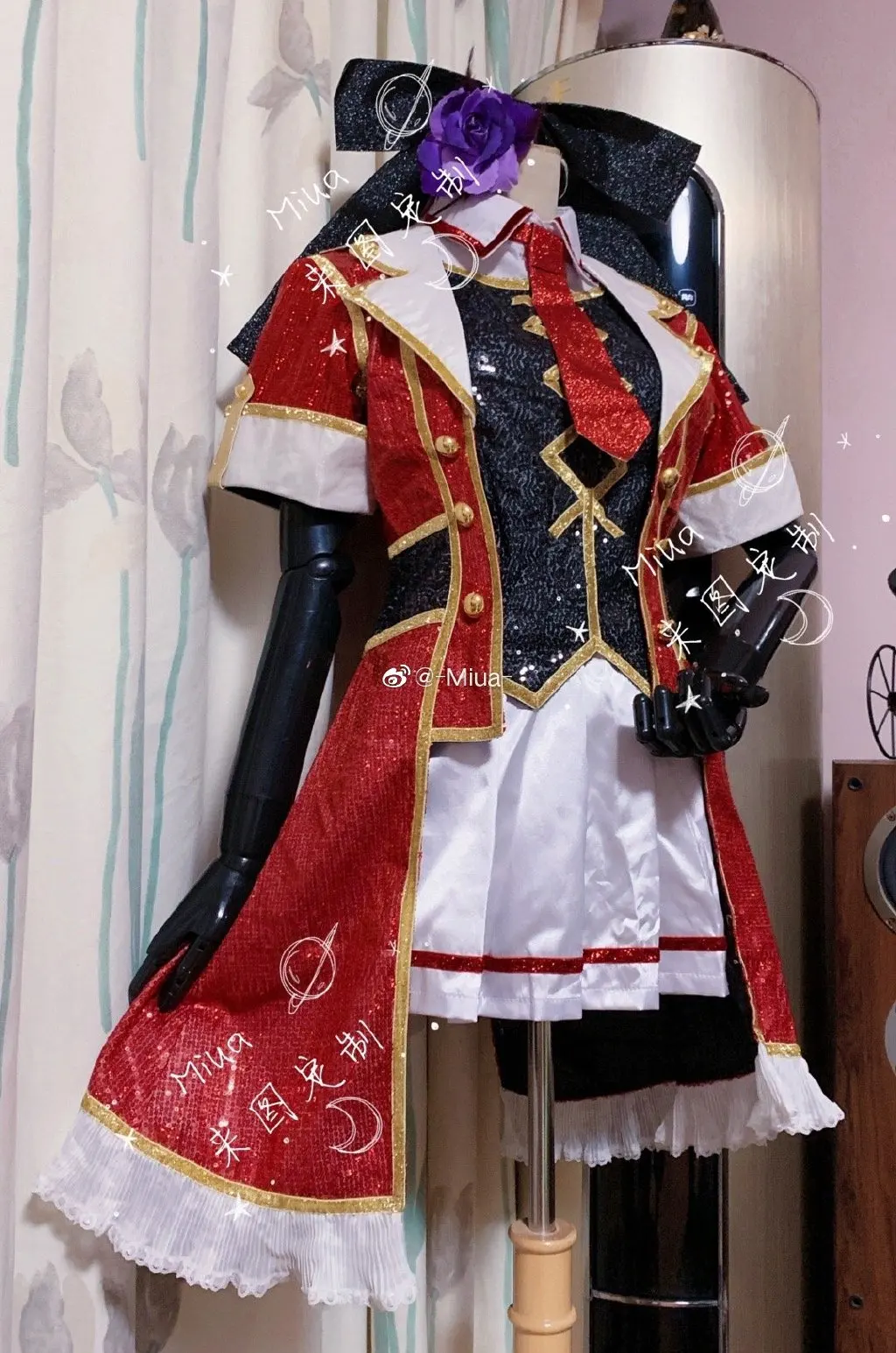 

Anime Love Live Maki Nishikino Idol Dress Party Gorgeous Uniform Cosplay Costume Women Halloween Carnival Free Shipping 2021 New