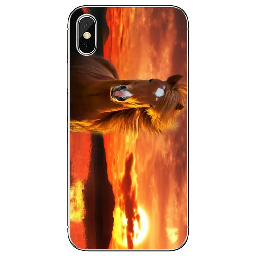 Чехлы для телефонов Entropy-horse-коричневый-Mustang-рисунок Samsung Galaxy A9 A8 Star Lite A3 A5 A7 A6 Plus 2018