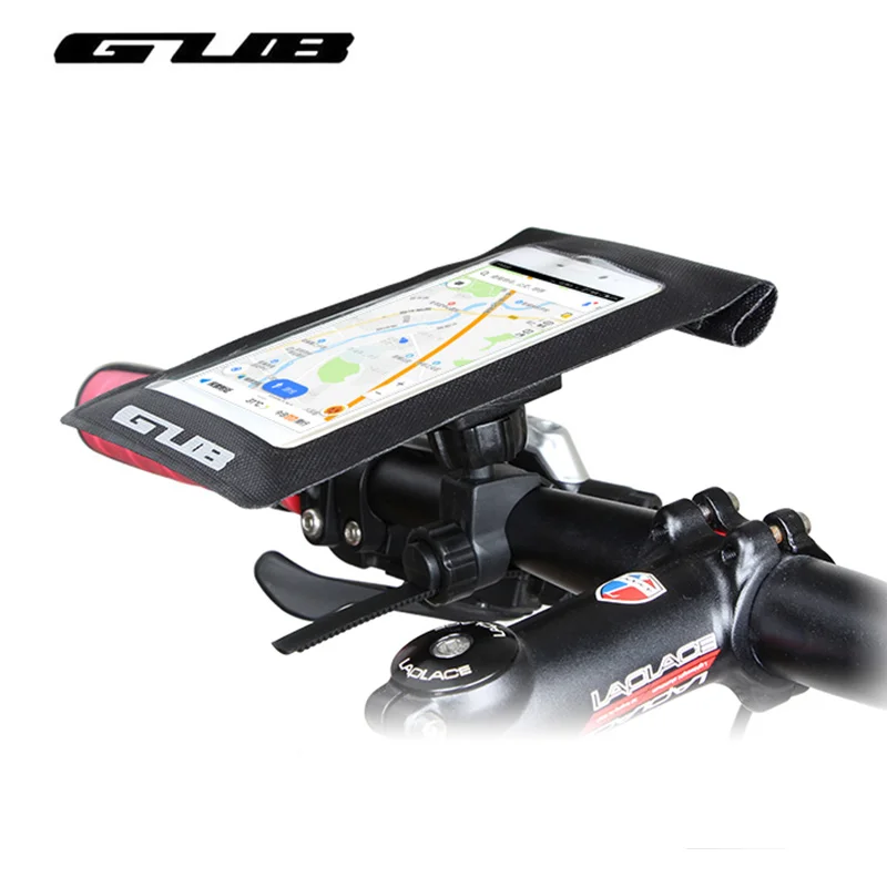 

GUB 3Colors Waterproof Bicycle Phone Bag MTB Road Bike Handlebar Front Head Tube Touchscreen Mobile Smartphone Bag 6 inch