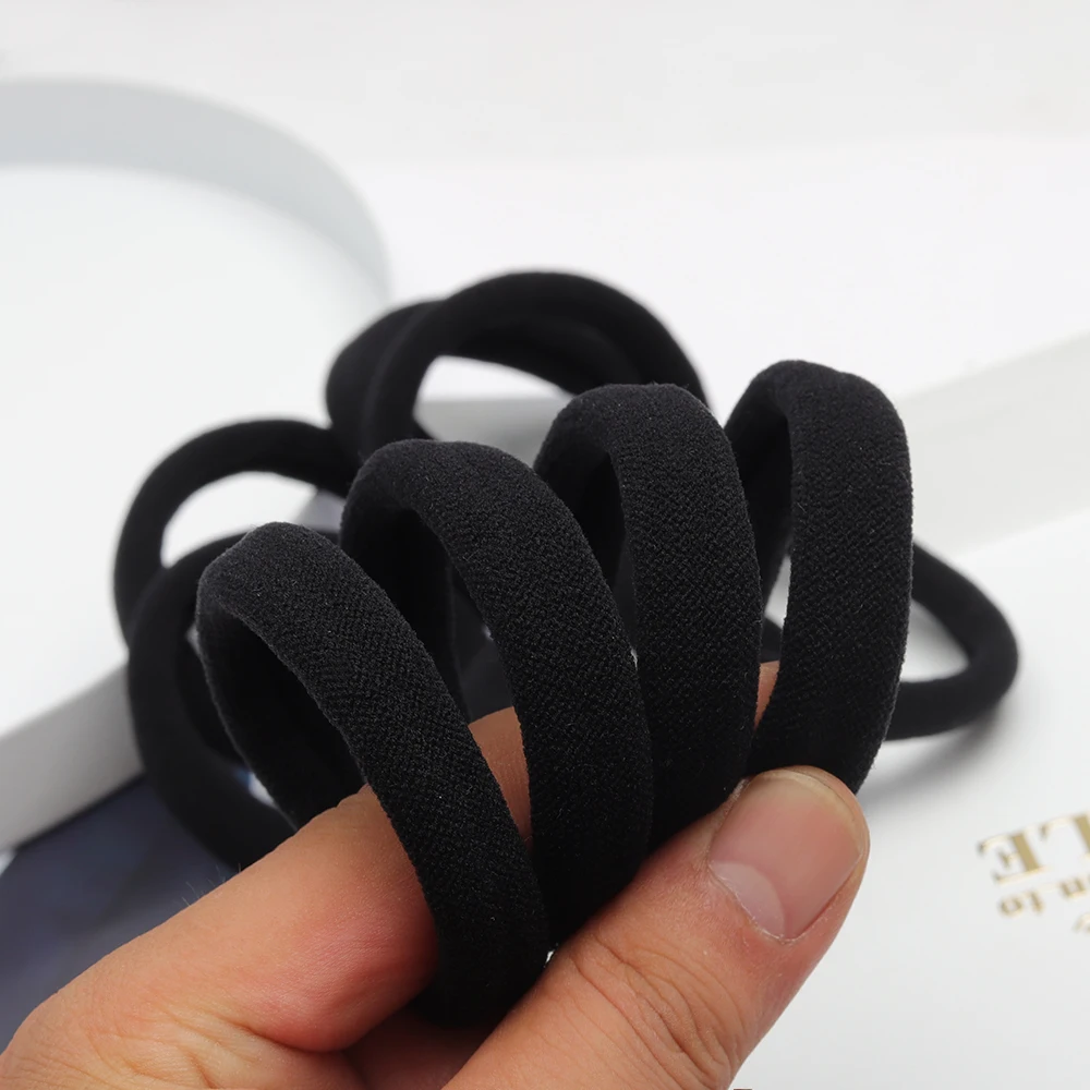

1pcs Elastic Hair Accessories For Women Kids Black Pink Blue Rubber Band Ponytail Holder Gum For Hair Ties Scrunchies Hairband