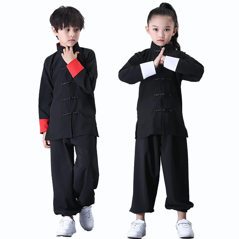 Детская форма кунг-фу традиционная китайская одежда для мальчиков и девочек