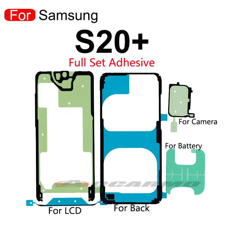 FullSet Waterproof Adhesive For Samsung Galaxy S8 S9 S10 S22 Plus S20U S21FE S9+ LCD Screen Back Battery Cover Sticker Tape Glue images - 6