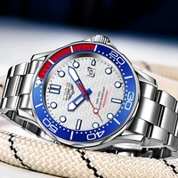 lige men watches top brand luxury stainless steel waterproof quartz wrist watch for men fashion luminous casual sports clock new