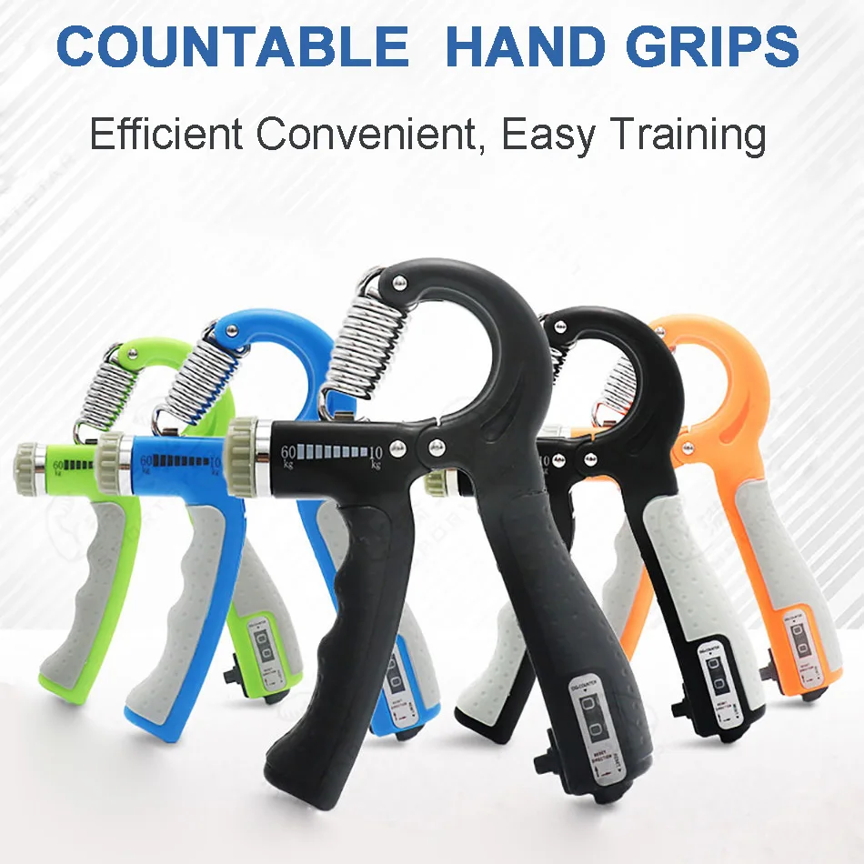 10-60Kg Hand Gripper Gym Expander Fitness Hand Grip Dynamometer Finger Heavy Exerciser Strength for Muscle Recovery Hand Trainer