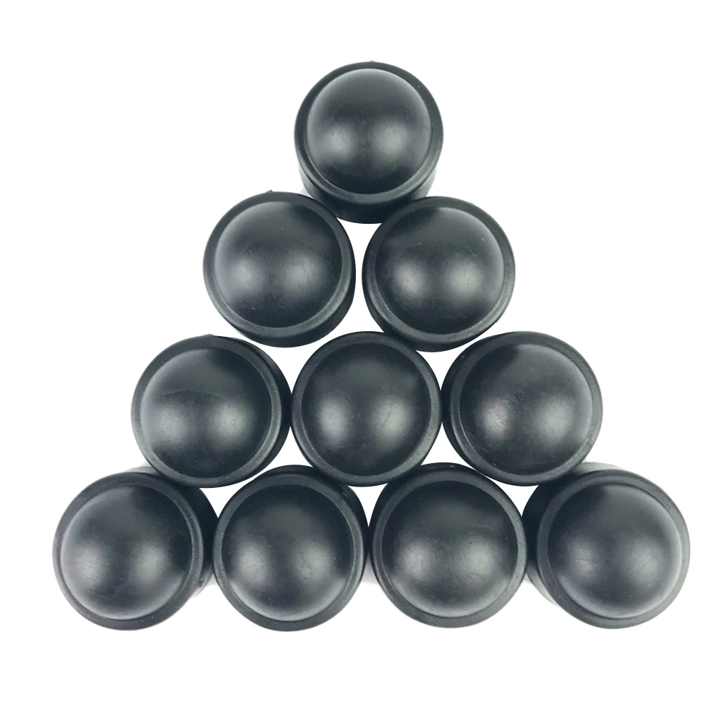 

Black 10Pcs 25mm M12 Car Wheel Nut Screw Cover Rim Bolt Cap Hexagonal