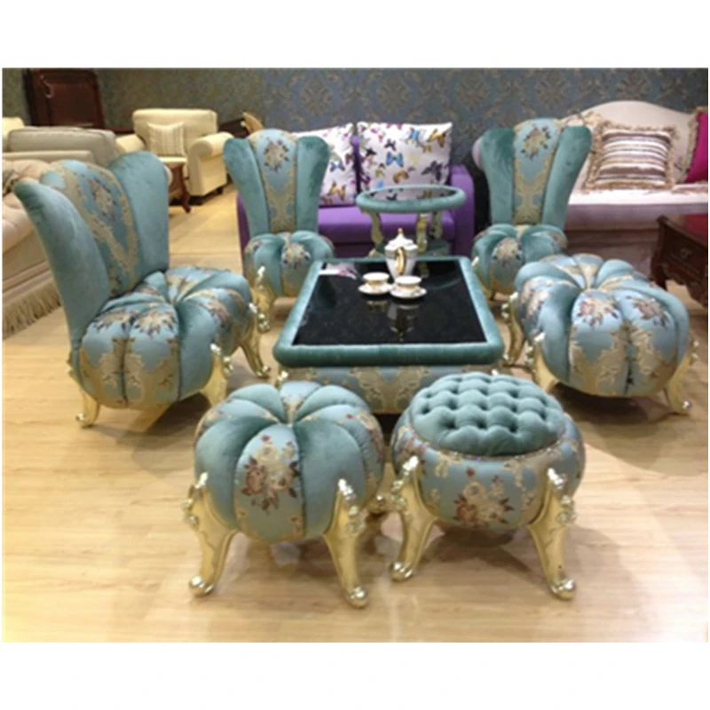 Роскошная мебель для дома гостиной 8 местный диван набор диванов в виде