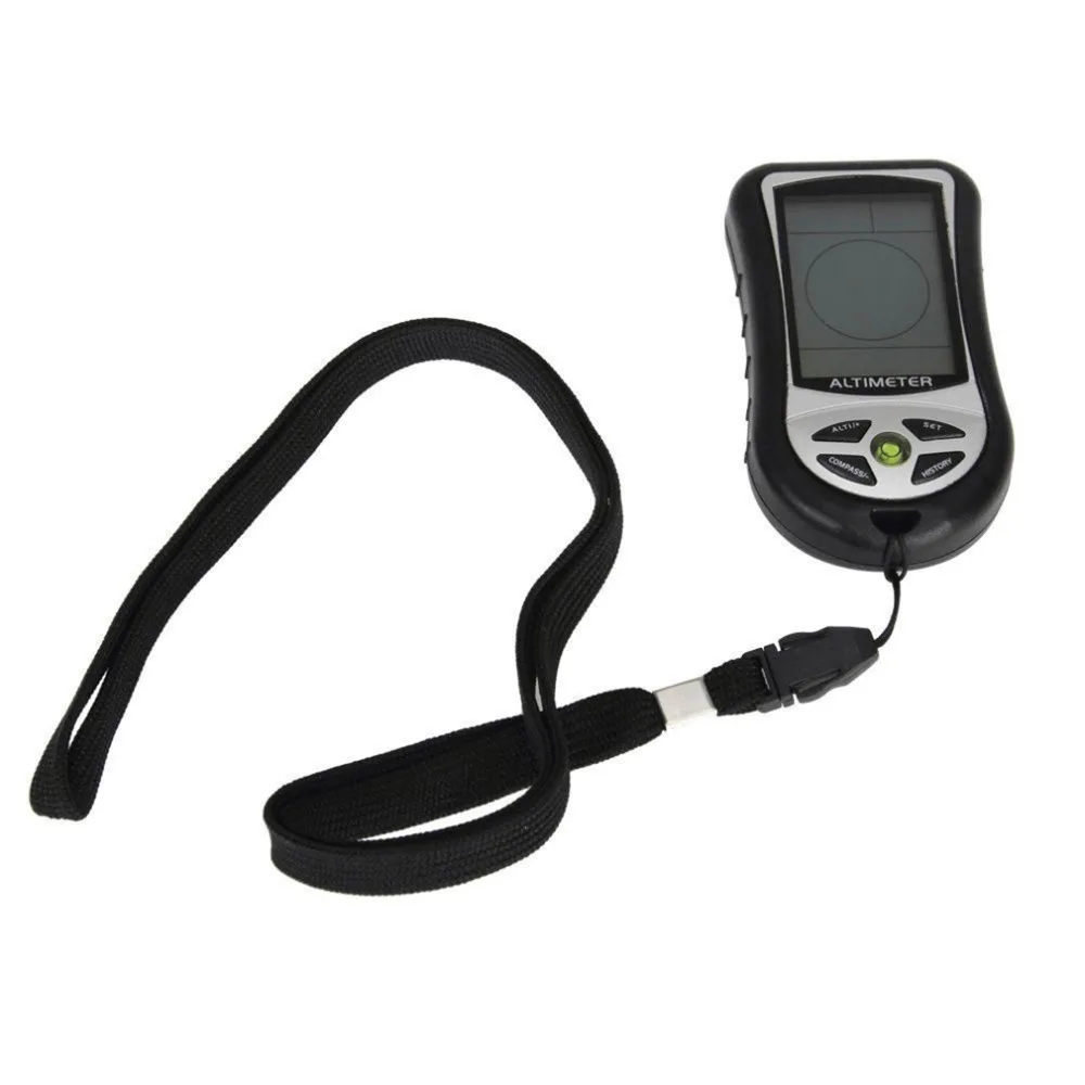 8 в 1 цифровой ЖК компас альтиметр барометр Термо Температура часы календарь для