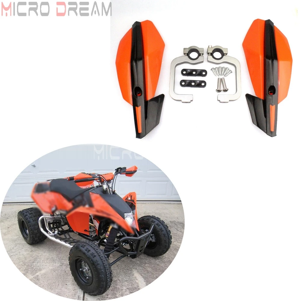 

Dirt Pit Bike 7/8" Or 1-1/8" Handguards Protector 22/28mm Hand Shield Kit Universal for 125 250 300 450 500 EXC-F SX XC SX-F