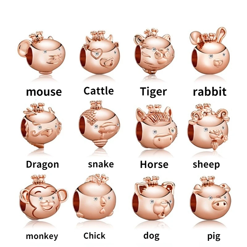 

Бусина-Шарм «знаки Зодиака» из серебра 100% пробы