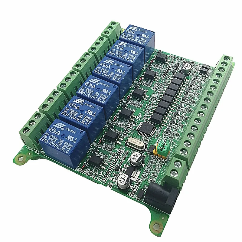 6 канальный триггерный релейный модуль MODBUS RTU RS485 доска 12v для arduino| |