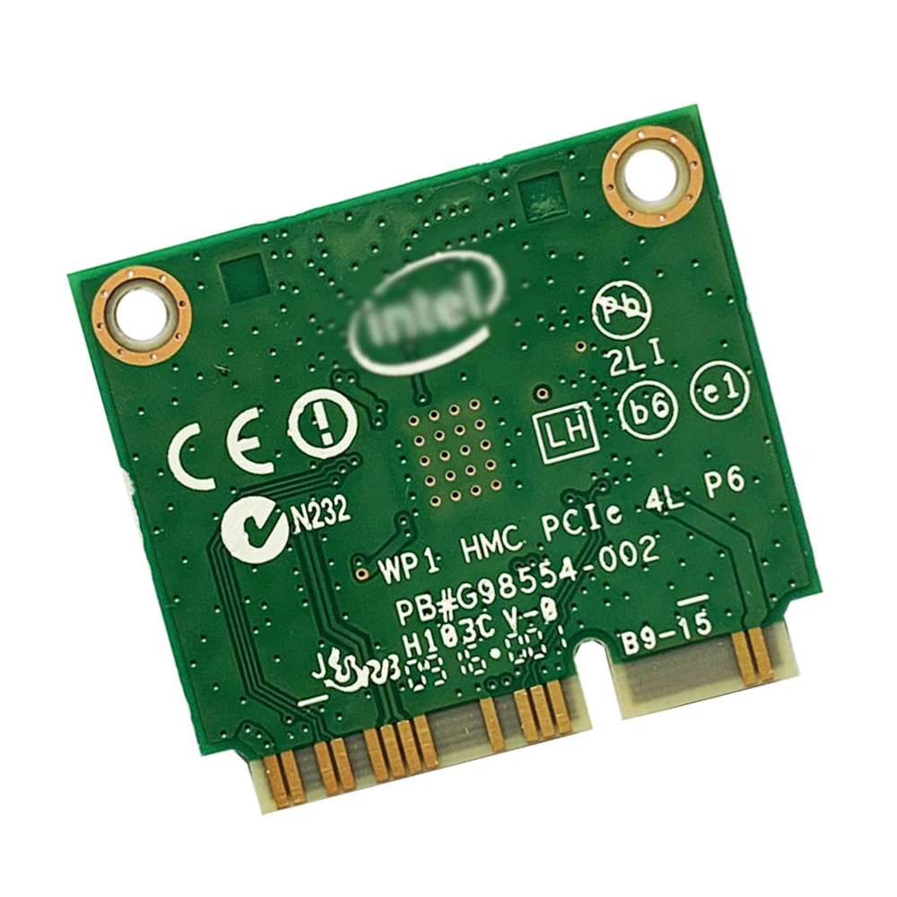 Mini PCI-e Wi-Fi Беспроводной bluetooth карта для ноутбука Dual Band 2 4 ГГц 5 Intel 3160 3160HMW 802.11ac AC +