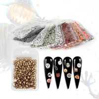 1bag halloween nail art sequins 3d nail charms deco diy flakes for nails accessories ornaments decoration for nails supplies