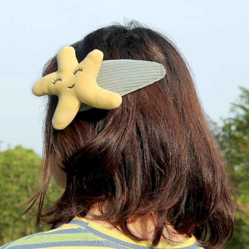 1 шт. Симпатичные Мультяшные цветы морские звезды фотозажимы заколки олень слон