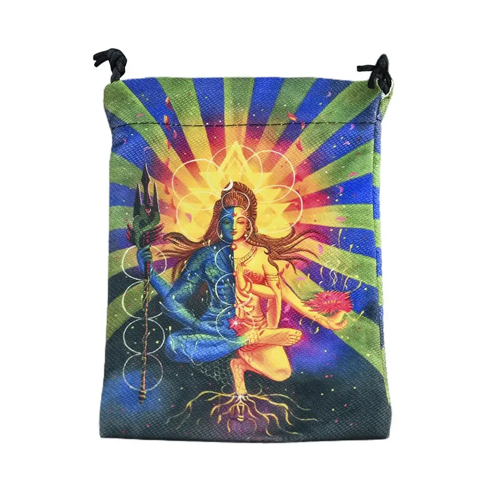 

Новая бархатная сумка для хранения Таро-карт с принтом