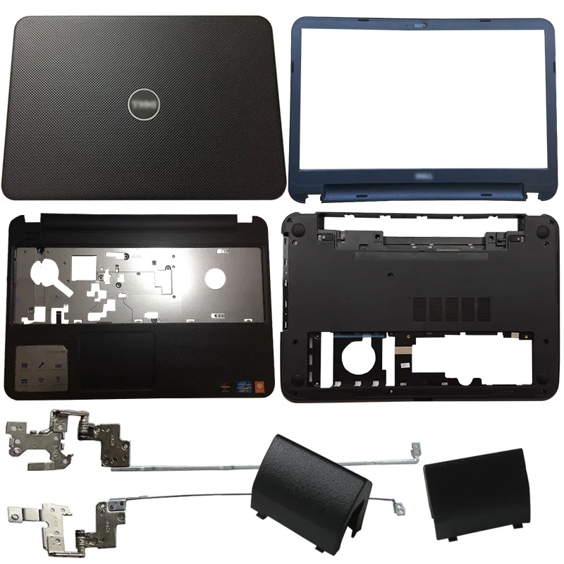 

NEW Laptop For Dell Inspiron 15 3521 15R 2521 3537 15VD-3521 LCD Back Cover/Front Bezel/Hinges/Hinges Cover/Palmrest/Bottom Case