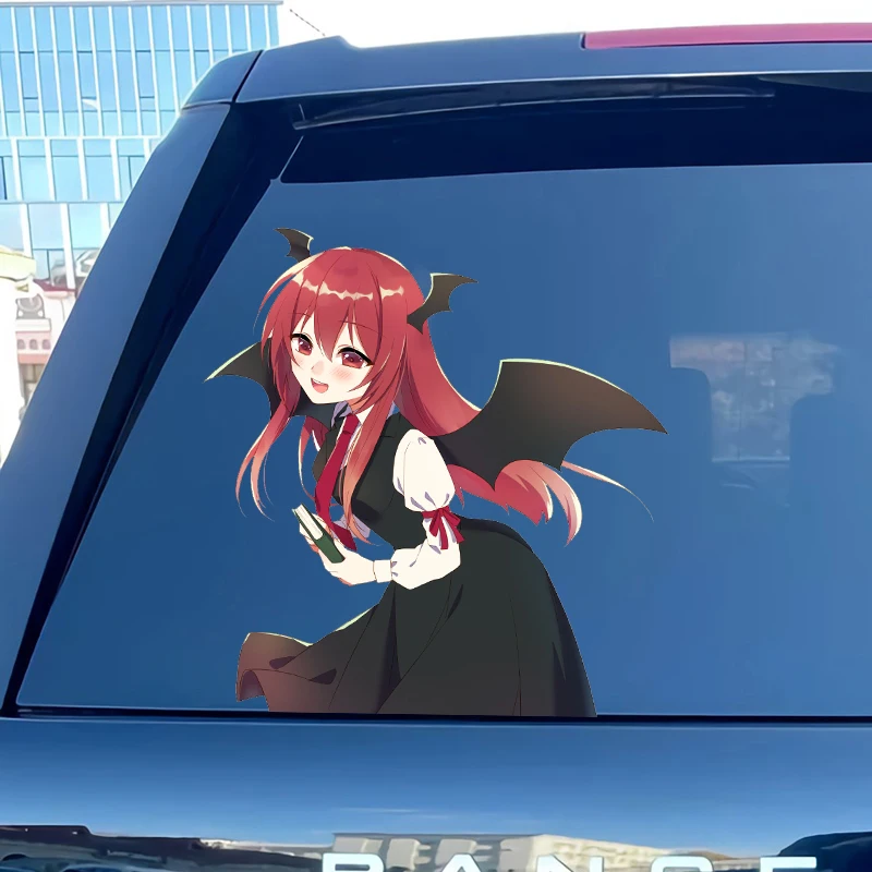 

D23 # Anime Cartoon Cute Girl Self-adhesive Car Sticker Vinyl Decal Waterproof for Motorcycle Bumper Laptop Car Window Door
