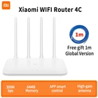 Оригинальный Xiaomi Mi WIFI роутер 4C 64 RAM 300 Мбитс 2,4G 802,11 bgn 4 антенны полоса беспроводные роутеры WiFi повторитель управление приложением