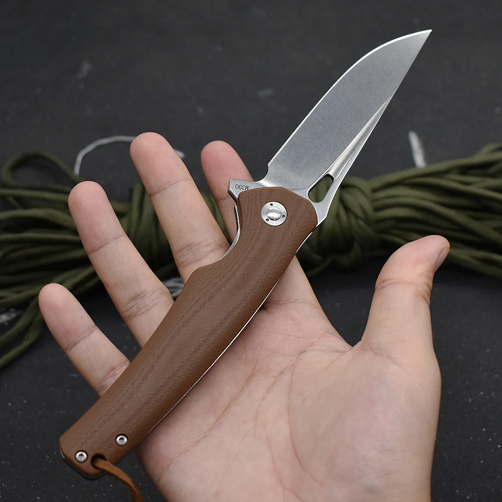 M390 Steel G10 Handle Ball Bearing Pocket Folding Knife Camping Hunting Outdoor Survival EDC Jungle Lifesaving Tool Cutter | Инструменты