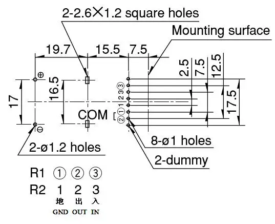 Япония ALPS двойной Четырехместный 100K потенциометр с пультом дистанционного